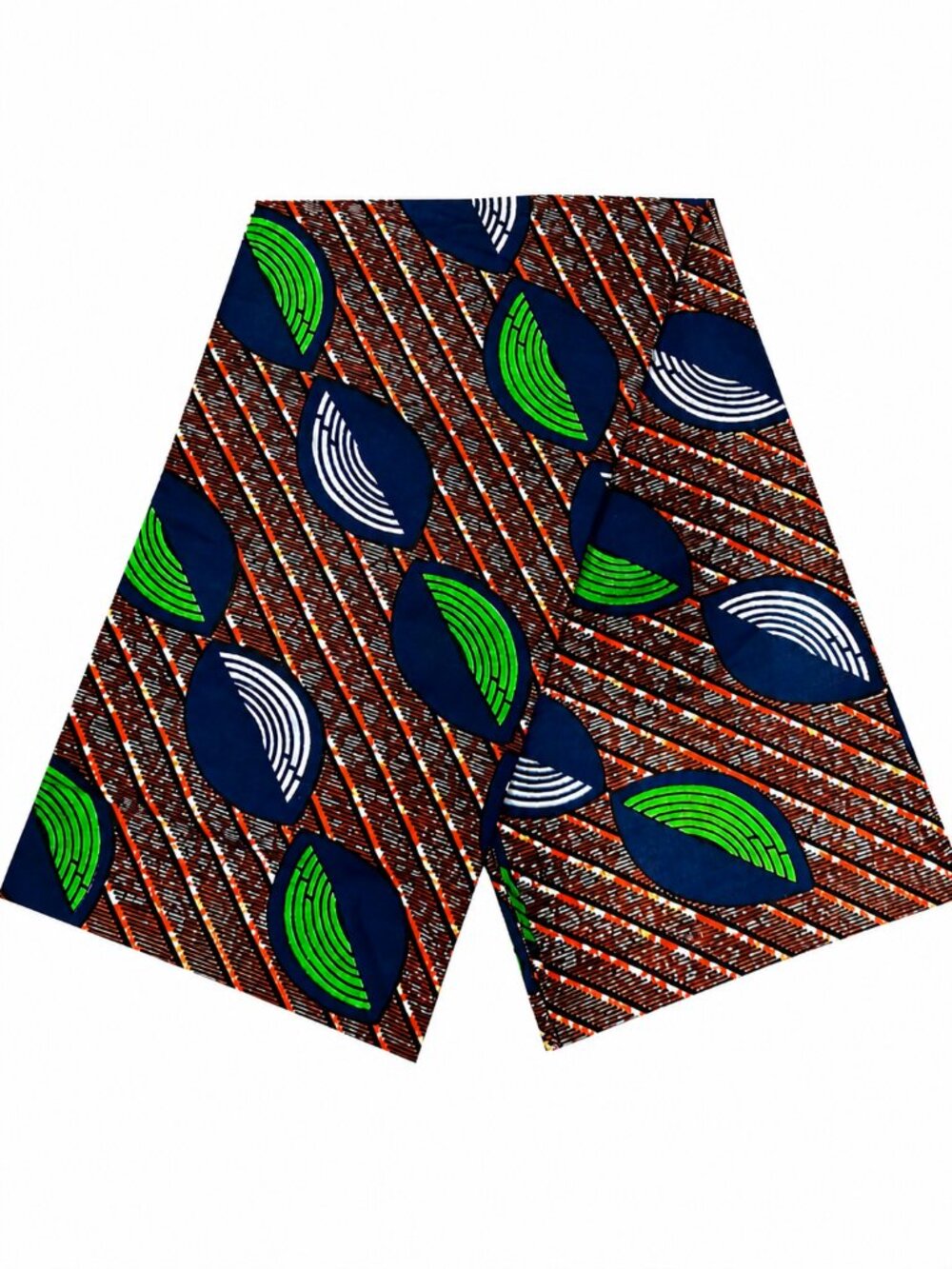 African Wax Print Fabric 6 Yards Cotton Wax High Quality Navy Blue Green Cloth